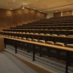 Lecture theatre inside the UCD Health Sciences Centre in Dublin where ISCRAES 2026 sessions will be held